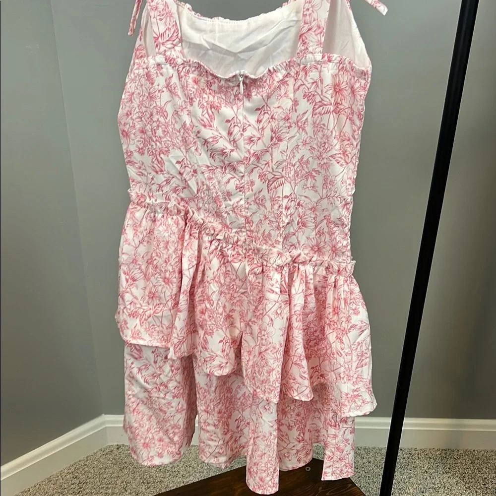 Floral Pink Sundress - Picture 5 of 5